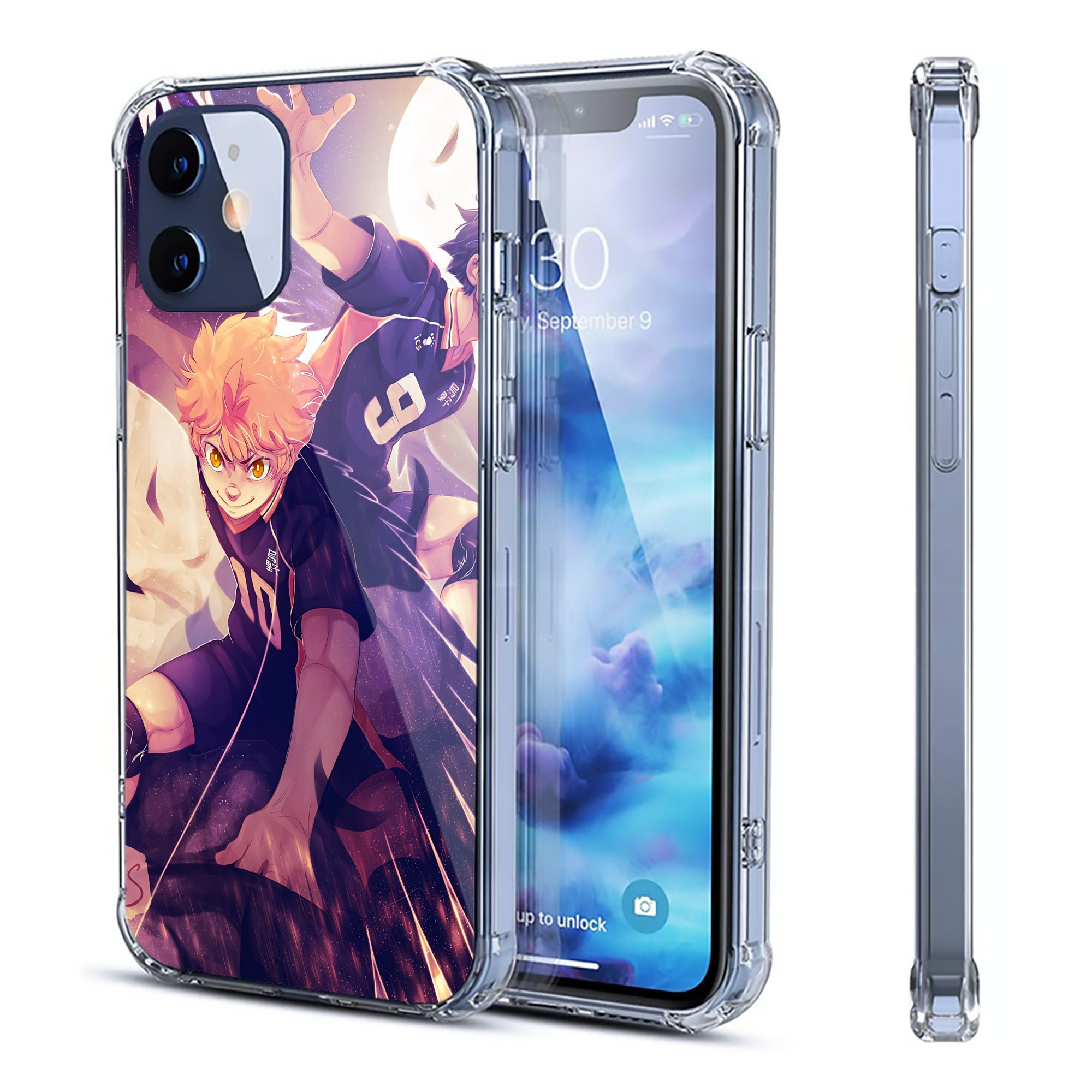 （画像用） ハイキュー!! Haikyu!! 【iPhone 12シリーズ対応】透明スマホケース（クリアソフトケース）